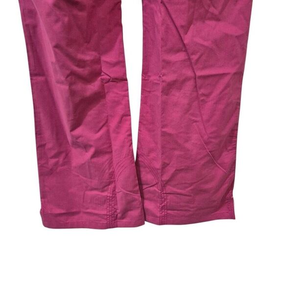 Iguana Med Women's Power Pink Poly/Cotton/Spandex Flare Leg Scrub Pants NEW NWT - Picture 7 of 15